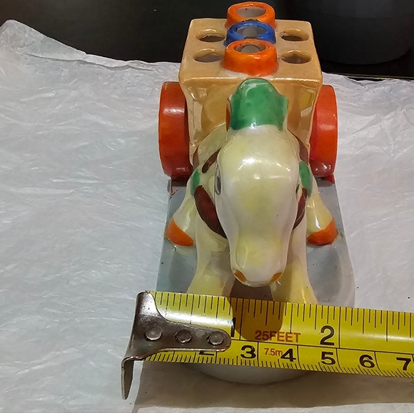 Ceramic Goat and Cart - Picture 4 of 6
